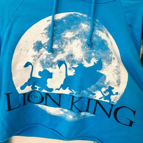 Disney Tops - Walt Disney’s the Lion King crop top sweatshirt 🦁